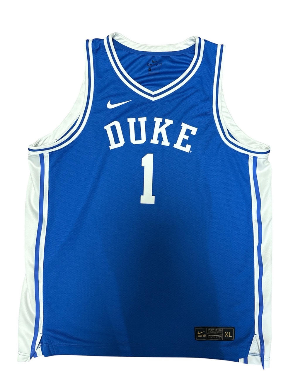 Duke College Basketball Jersey Nike Dri-Fit Size: XL NWOT 
100% Polyester